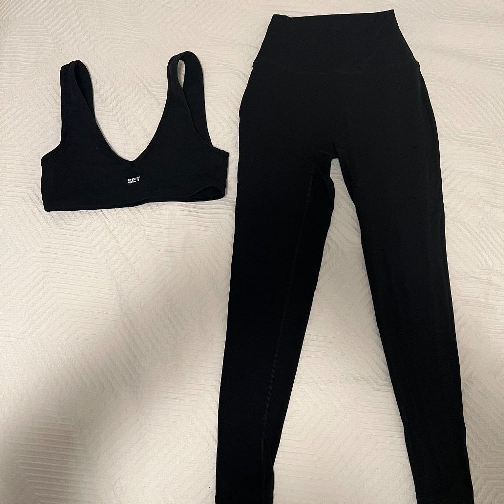 SET Active (Black) two-piece set
